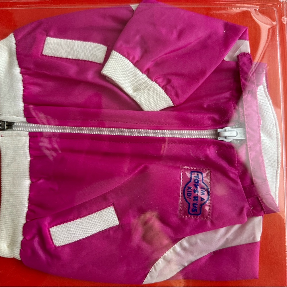 2 brand new in package from toys r us early 1980s cabbage patch doll jackets.